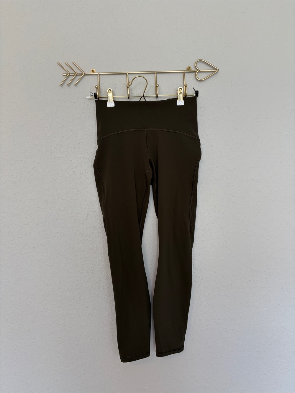 Lululemon Train Times Pant 25” High Rise Olive Green Size 6 NWOT